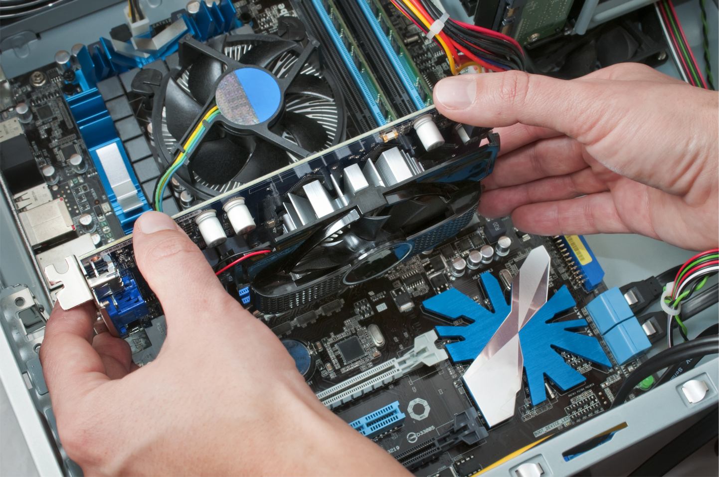 Computer hardware repair image